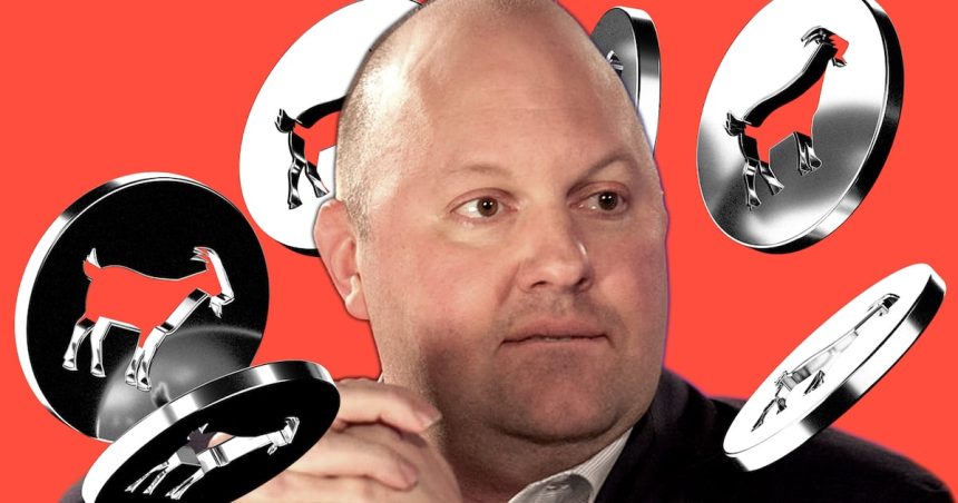 Marc Andreessen steps away from obscene memecoin GOAT after raising $300 million